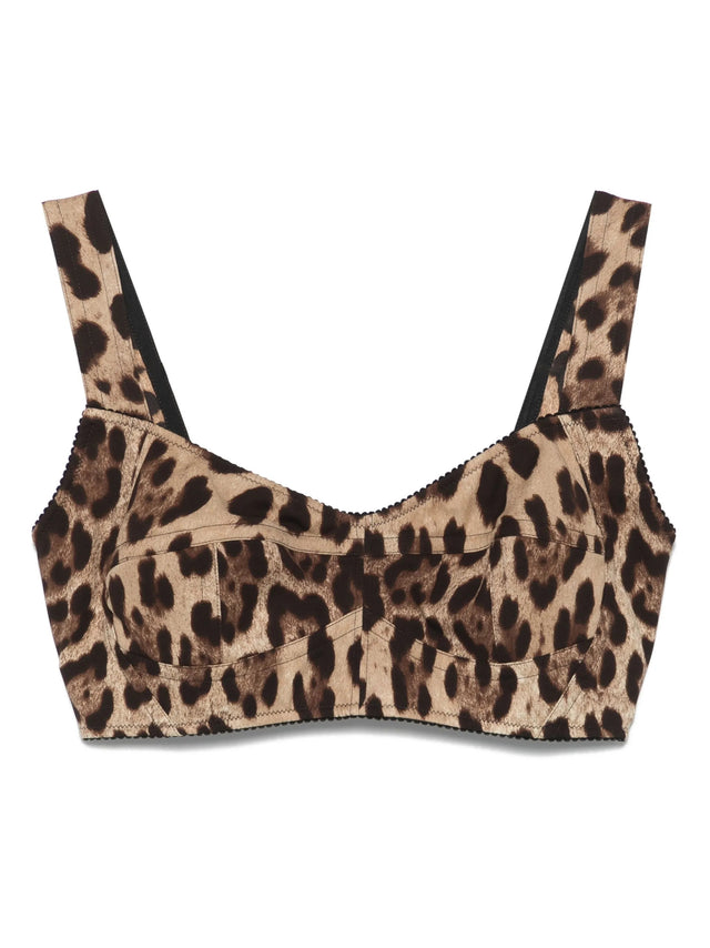 Bustier stampa leopardo