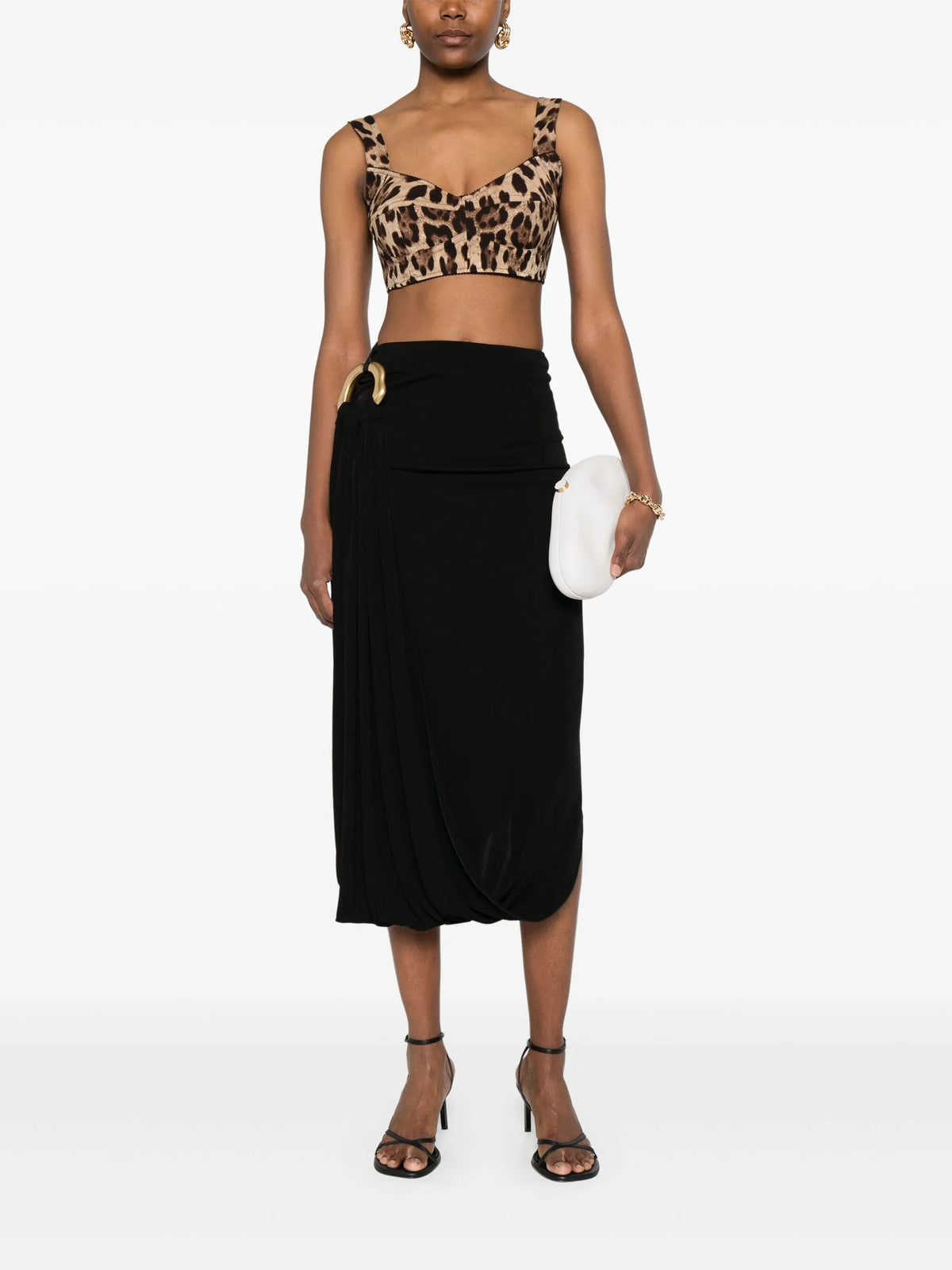 Bustier stampa leopardo
