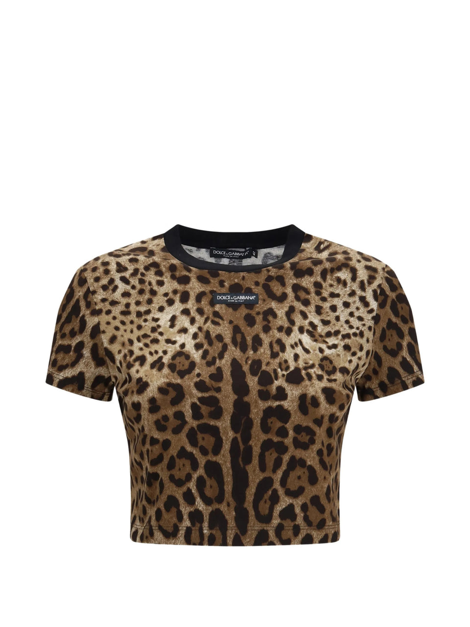 Leopard-print T-shirt