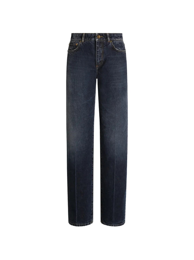 Pantaloni 5 tasche in denim