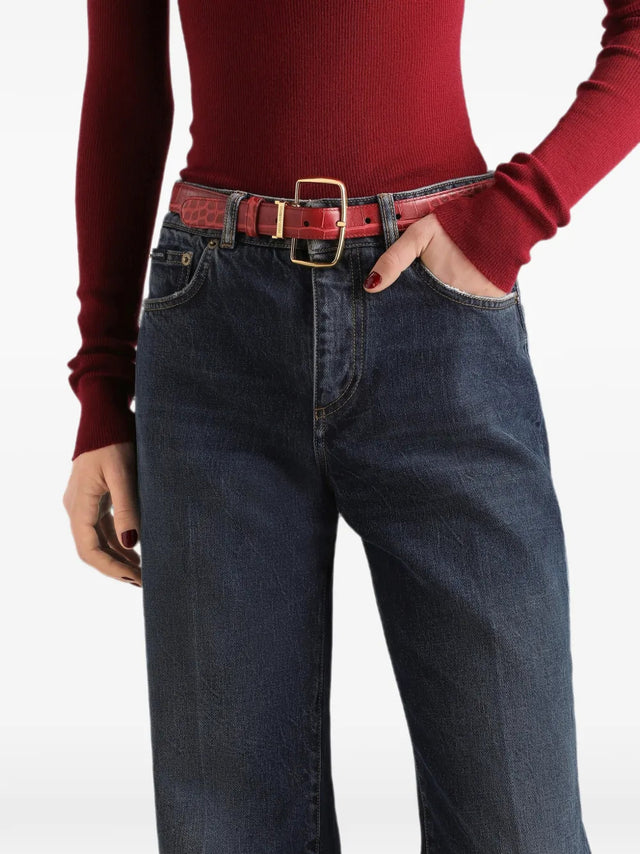 5-pocket denim trousers