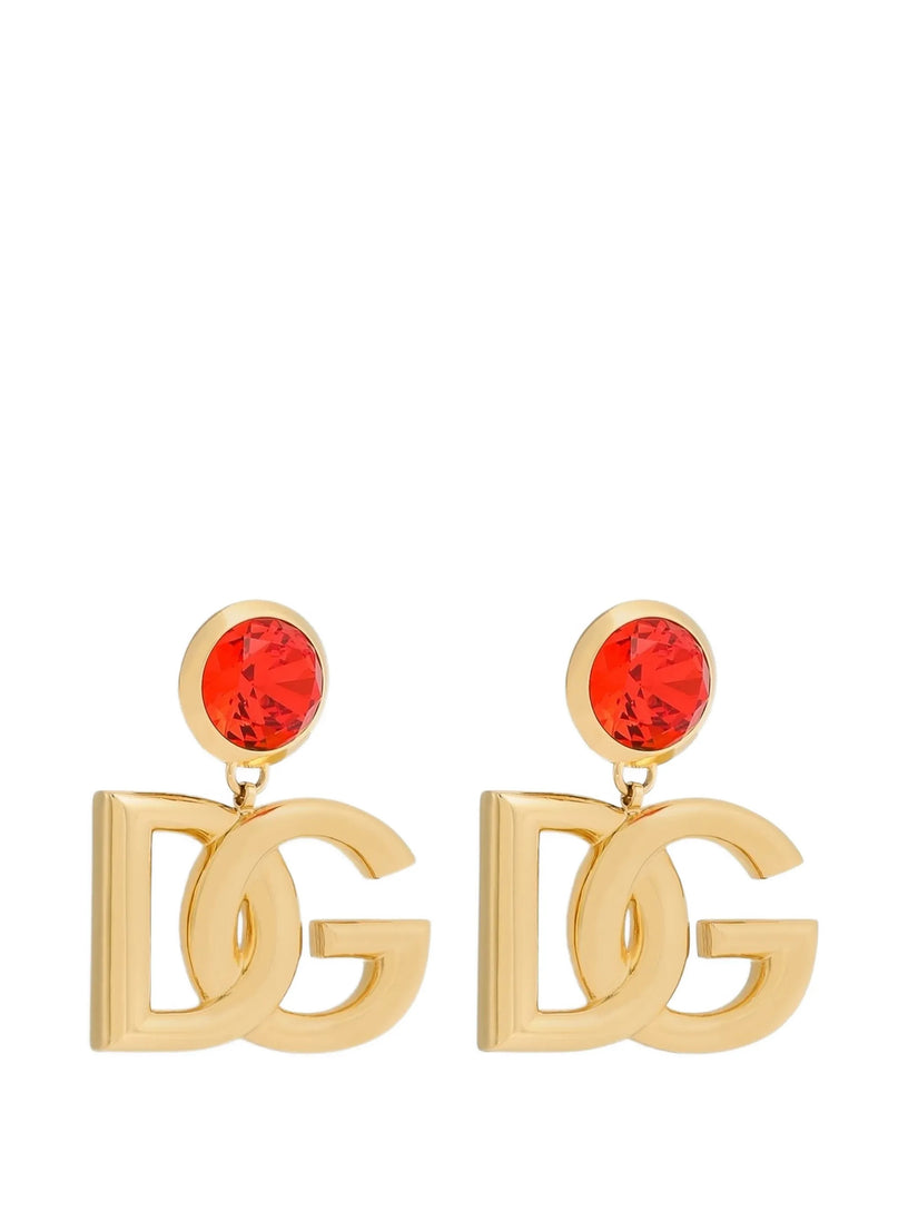 Orecchini a clip con logo