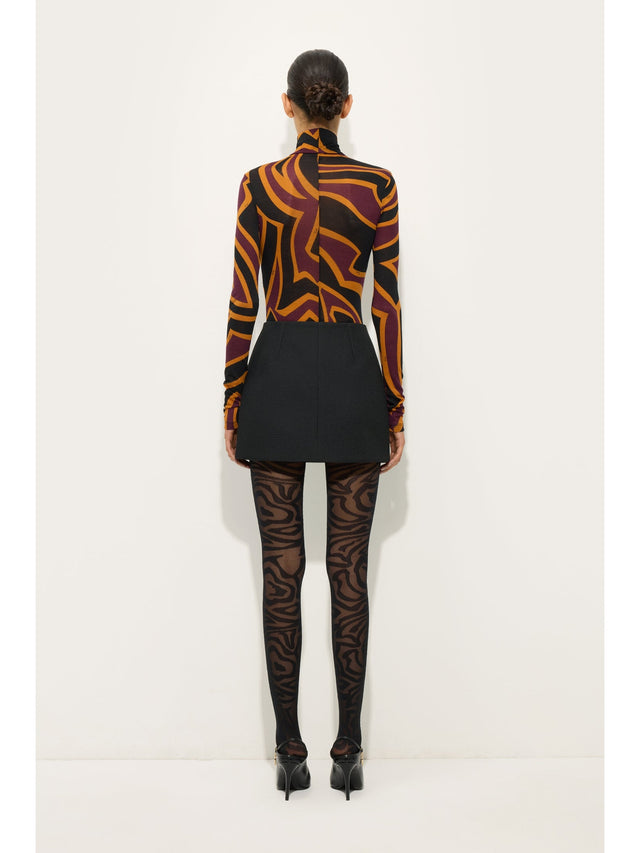Labirinto Print Jersey Top