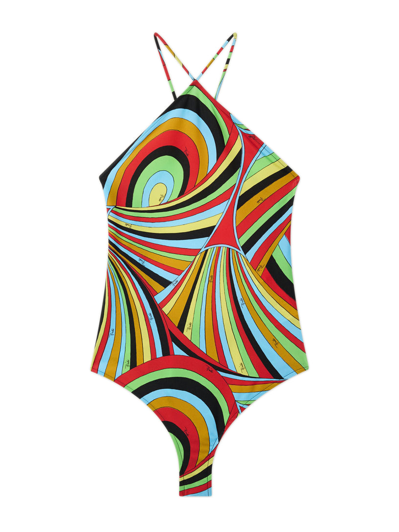 Costume Intero in Stampa Iride