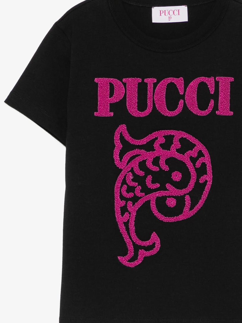 T-shirt con ricamo
