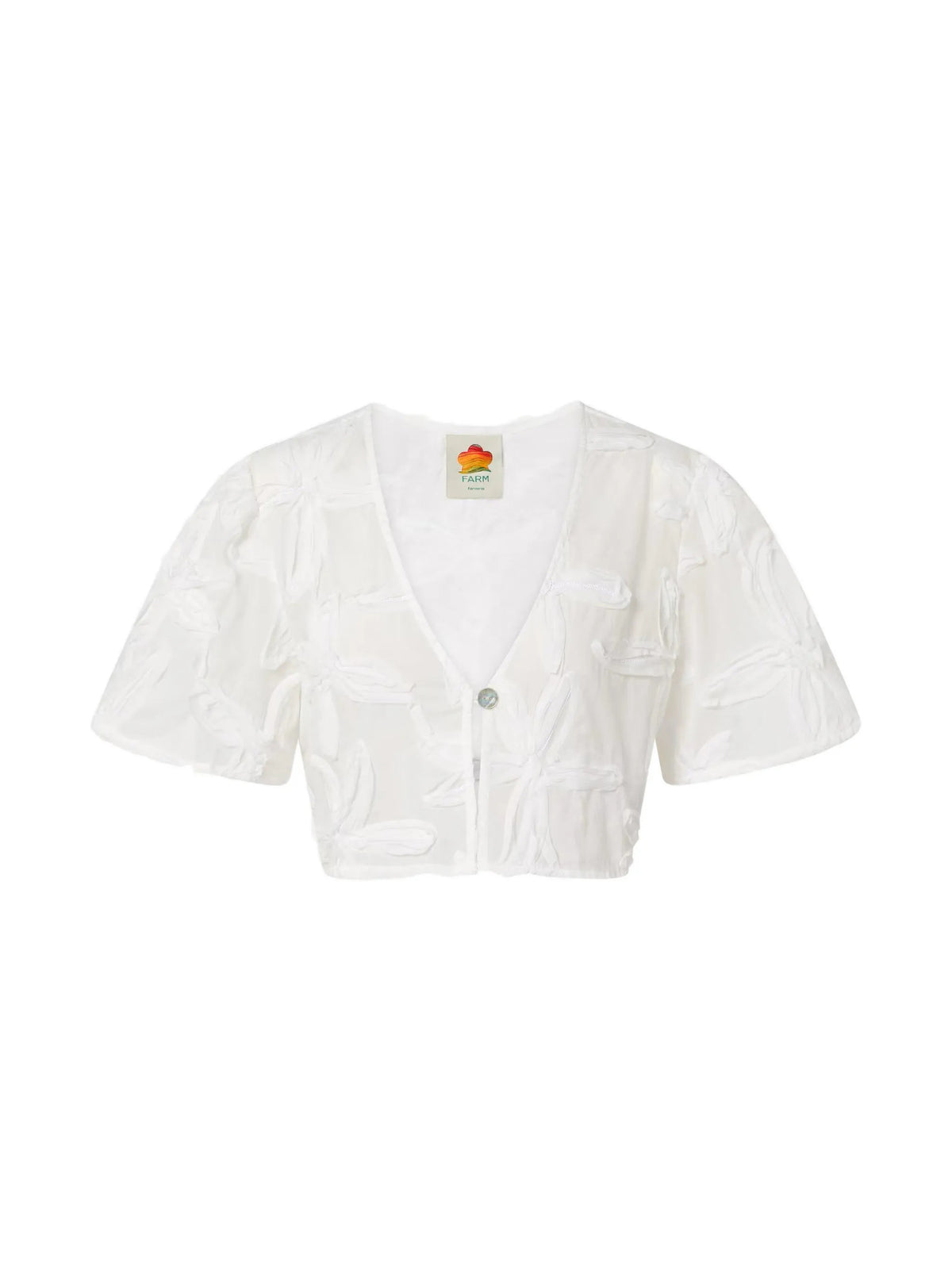 Blusa con dettagli ricamati
