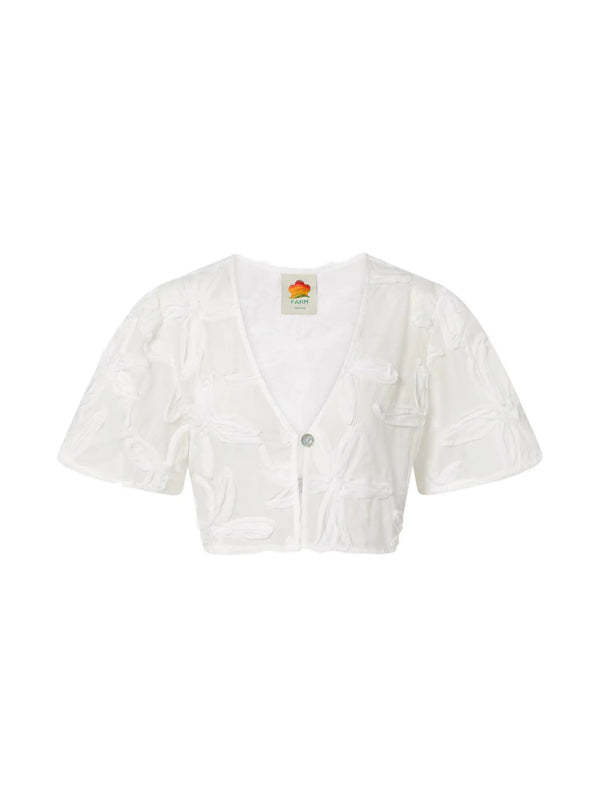 Blouse with embroidered details