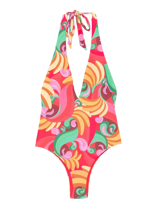 Costume intero con stampa