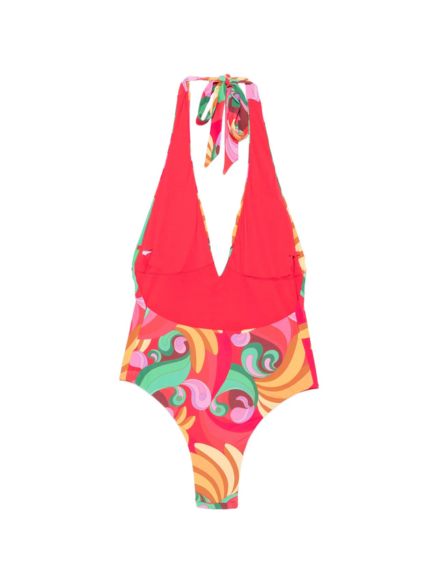 Costume intero con stampa