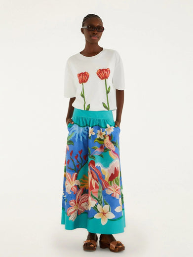Tropical rose t-shirt