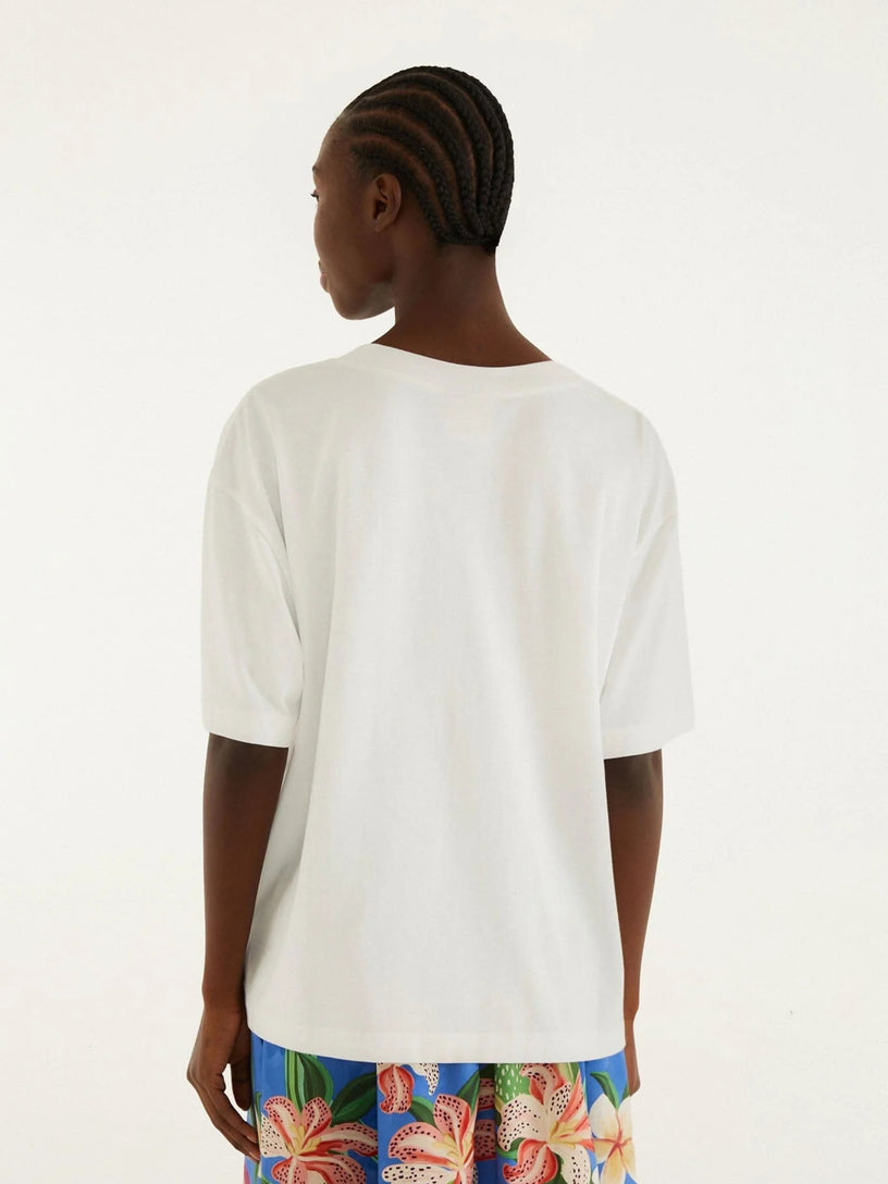 Tropical rose t-shirt