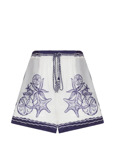 Shorts con stampa coast scarf