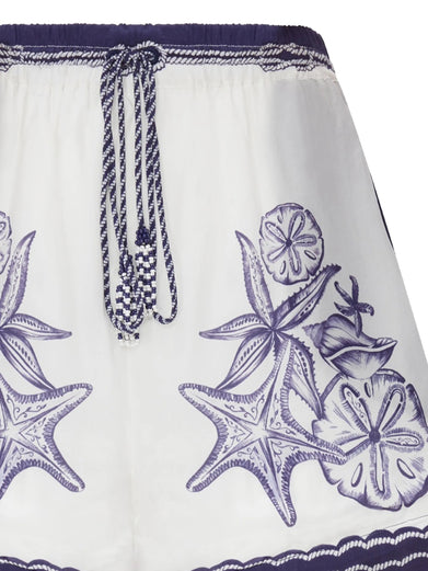 Shorts con stampa coast scarf