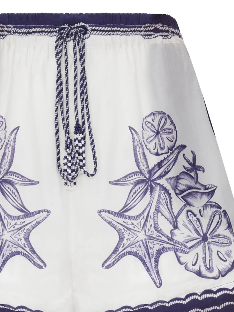 Shorts con stampa coast scarf