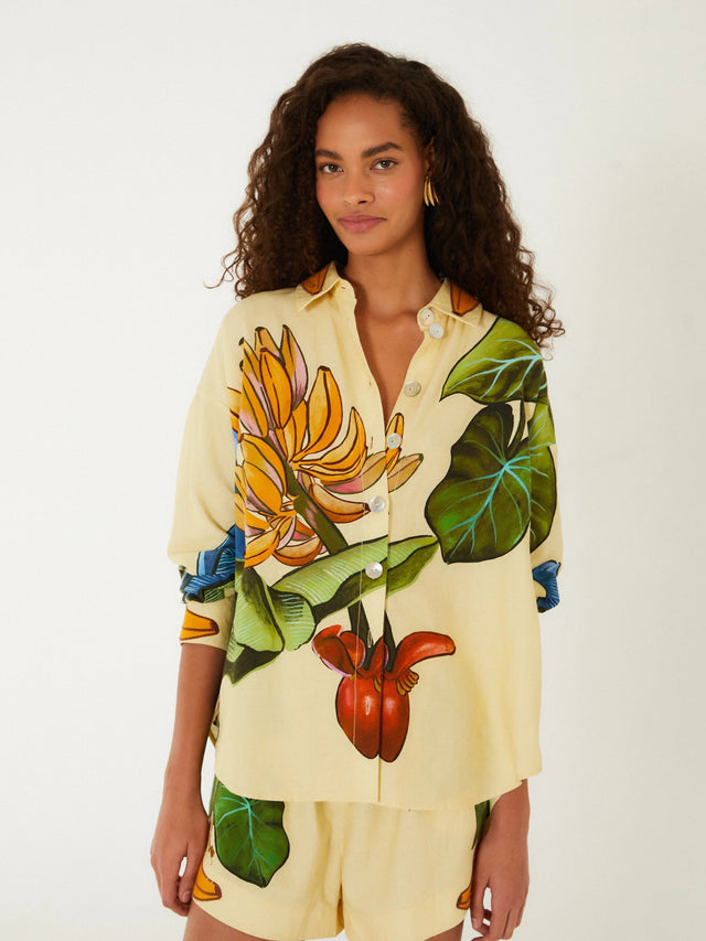 Camicia banana grapes