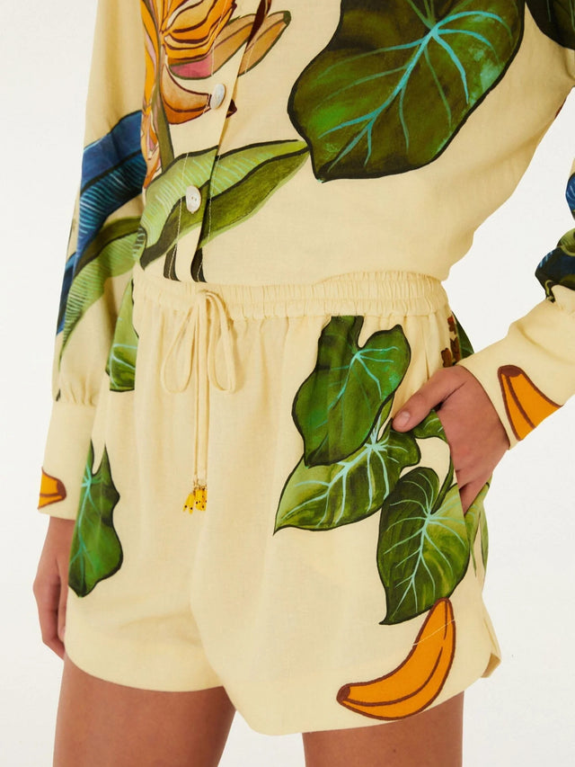 Shorts Banana grapes
