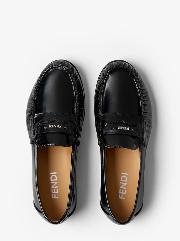 Fendi scrunch loafers