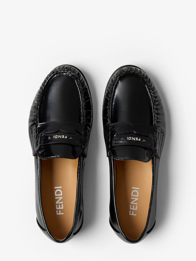 Fendi scrunch loafers