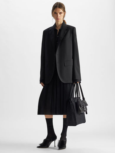 Abito in seta jacquard