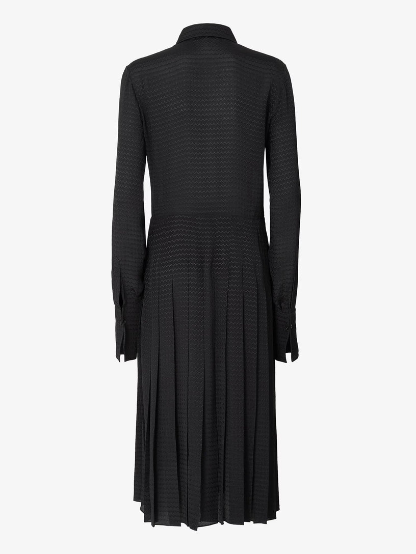 Abito in seta jacquard