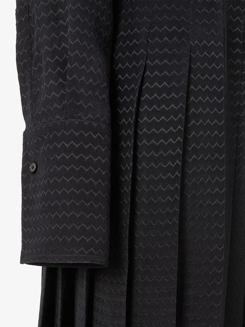 Abito in seta jacquard