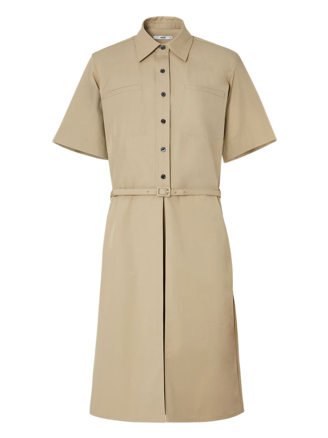 Abito trench in cotone