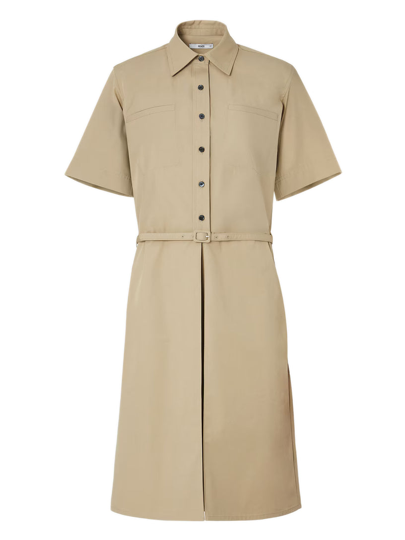 Abito trench in cotone