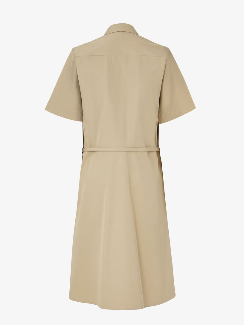 Abito trench in cotone