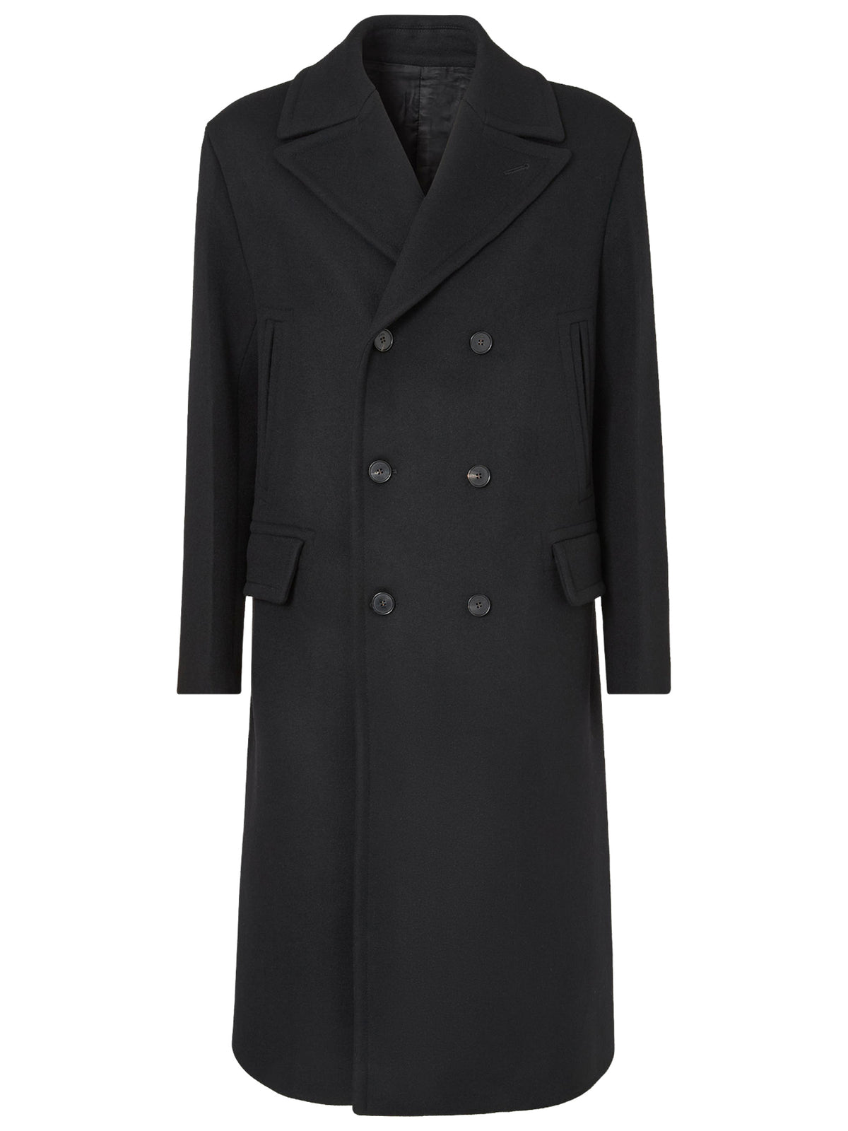 Cappotto in lana e angora