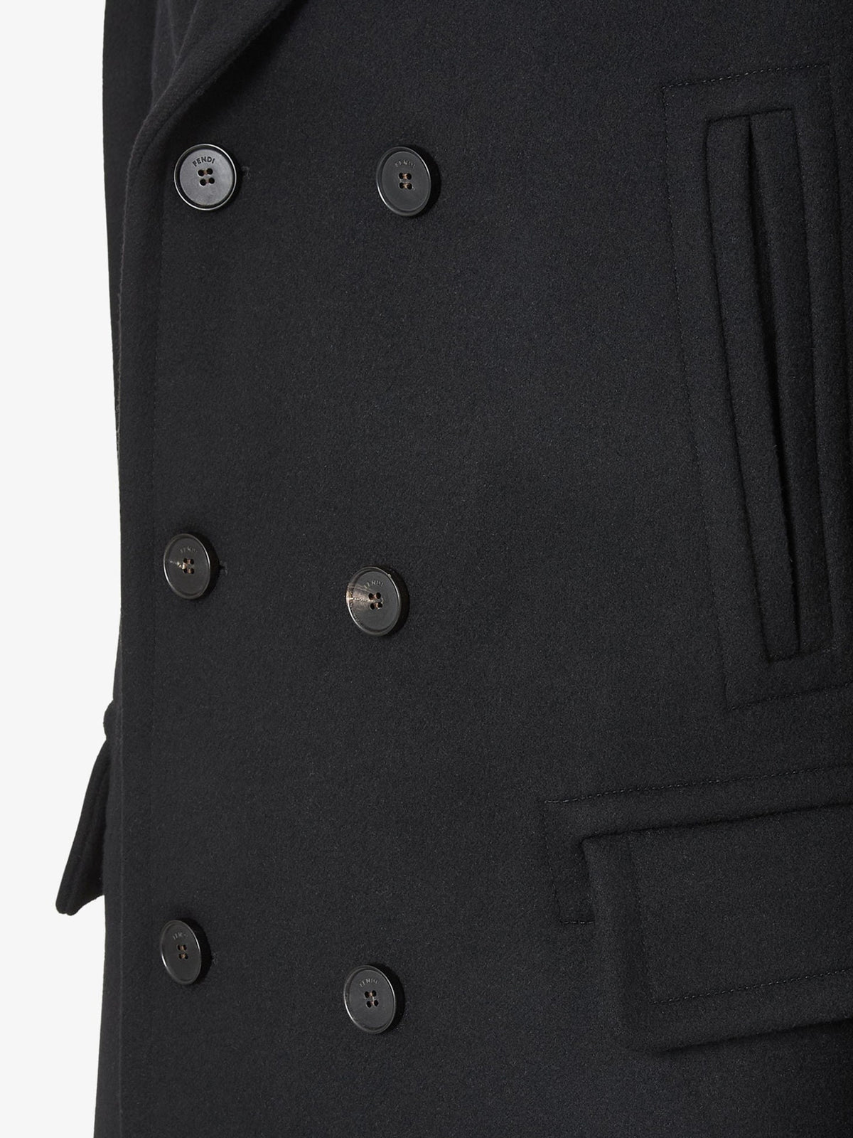 Cappotto in lana e angora