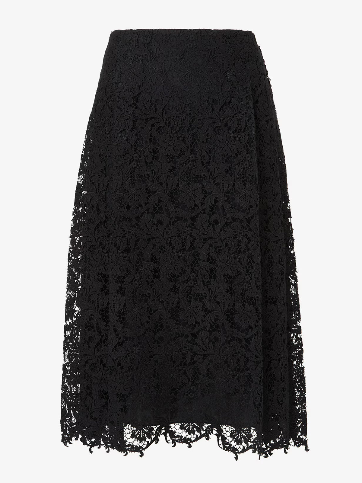 Gonna in pizzo macramè