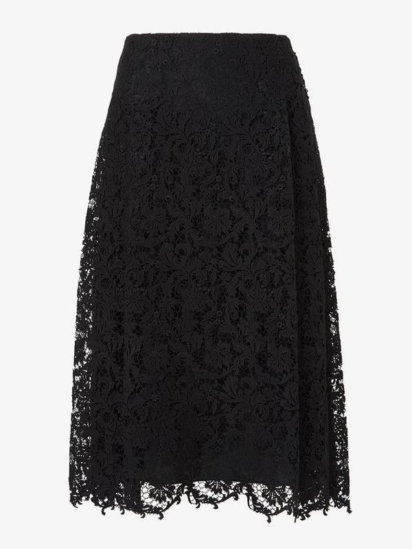Gonna in pizzo macramè
