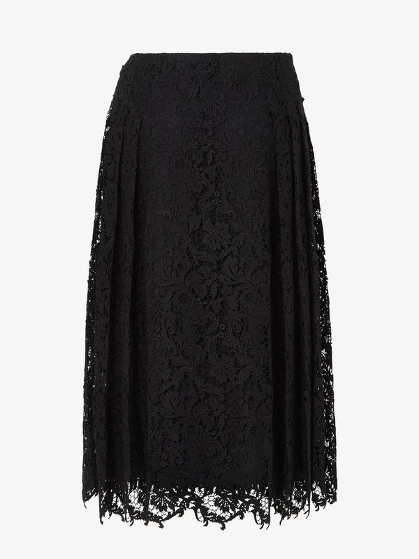 Gonna in pizzo macramè