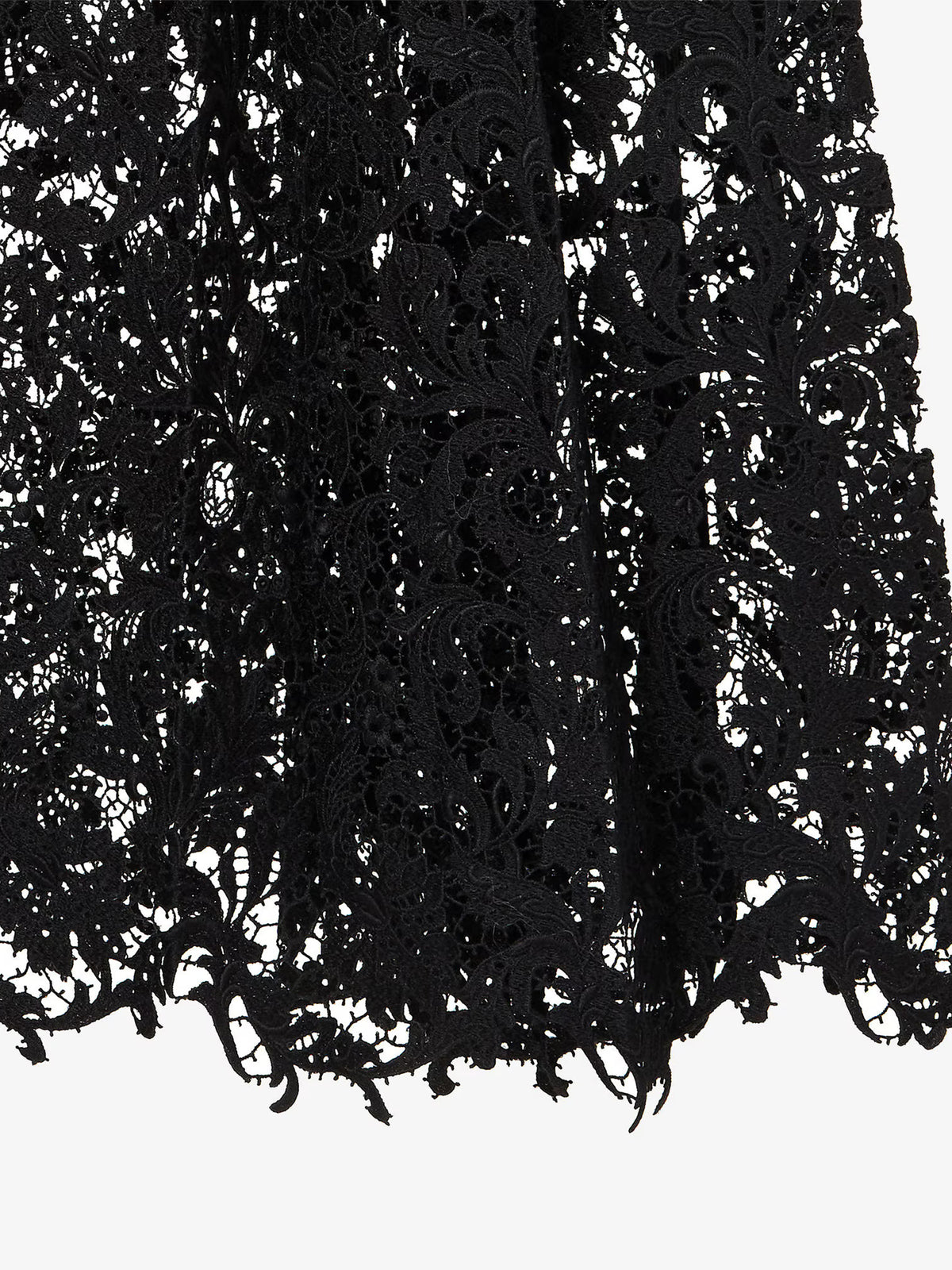 Gonna in pizzo macramè