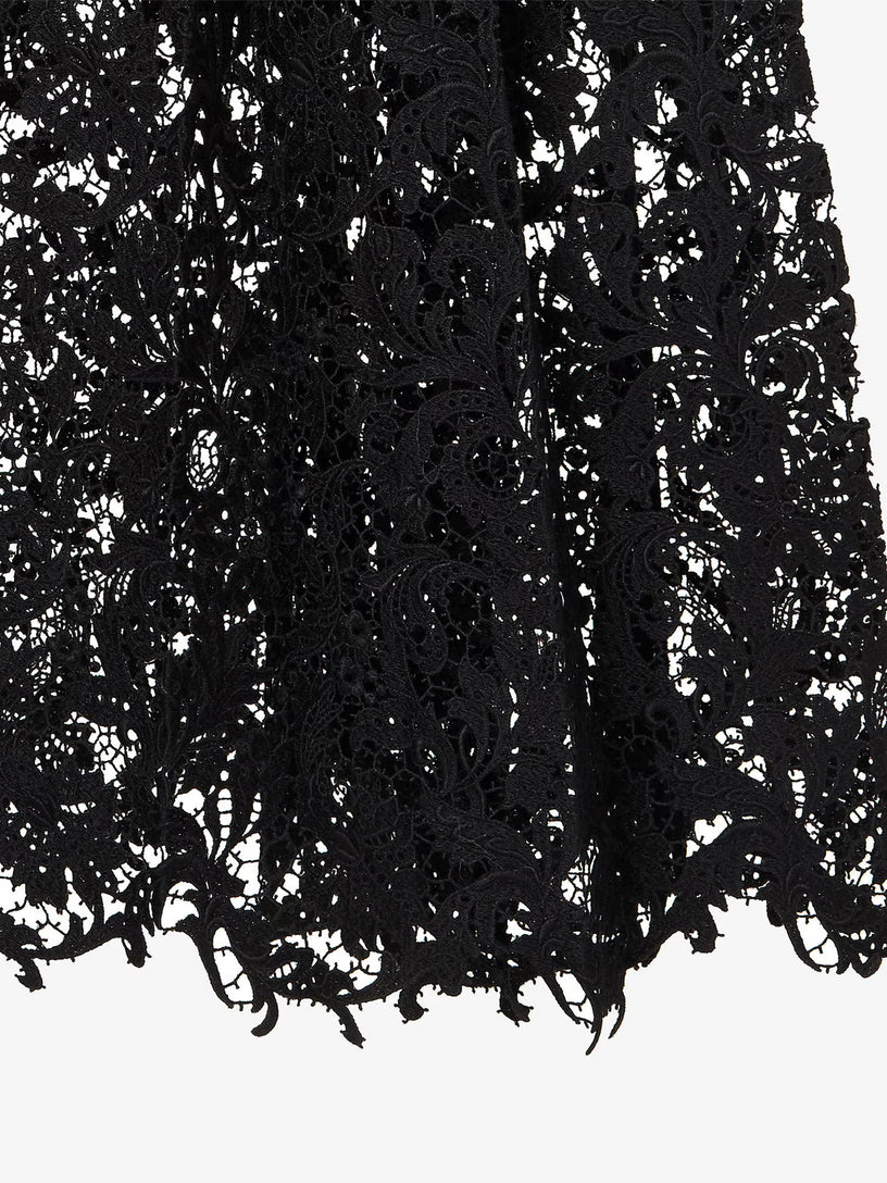 Gonna in pizzo macramè