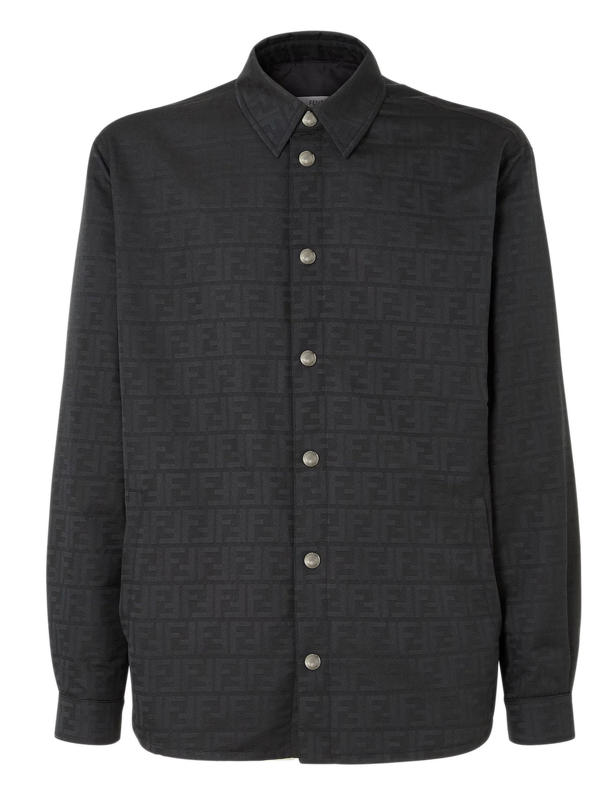 Blouson in nylon jacquard FF Zucca