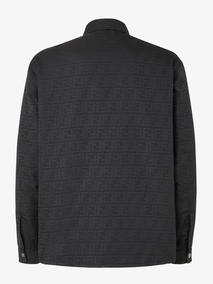 Blouson in nylon jacquard FF Zucca