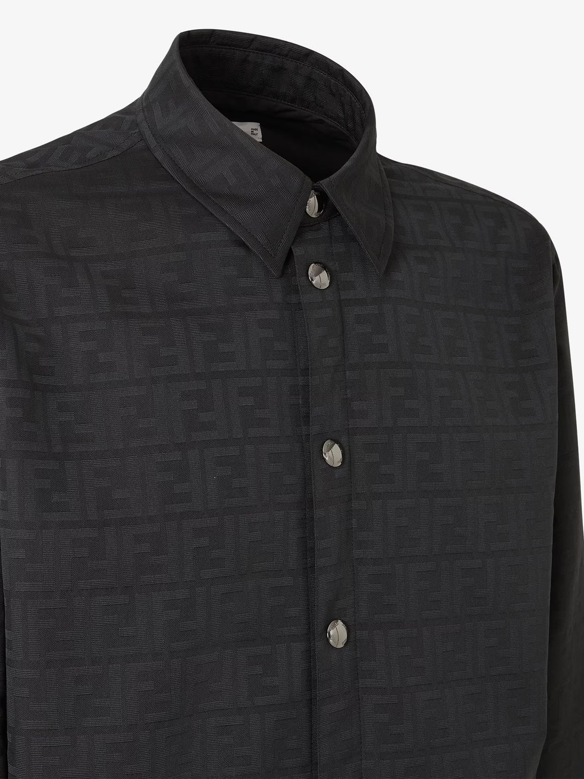 Blouson in nylon jacquard FF Zucca