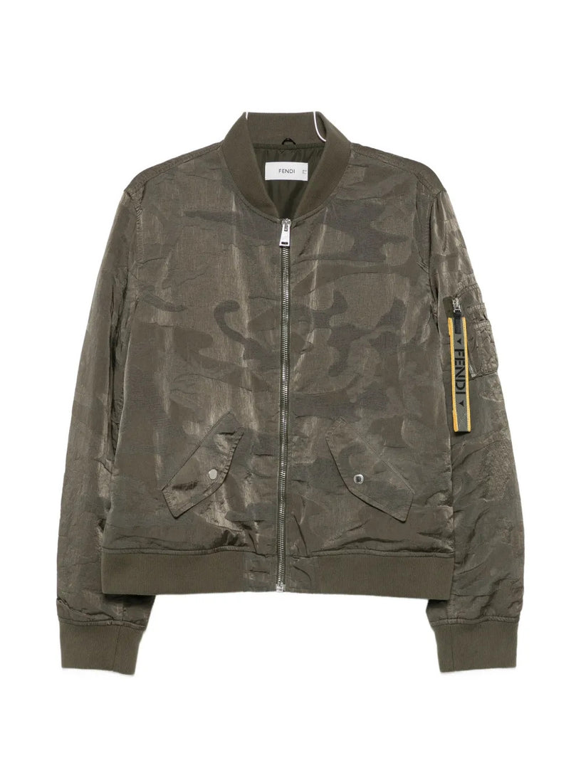 Blouson nylon patchwork