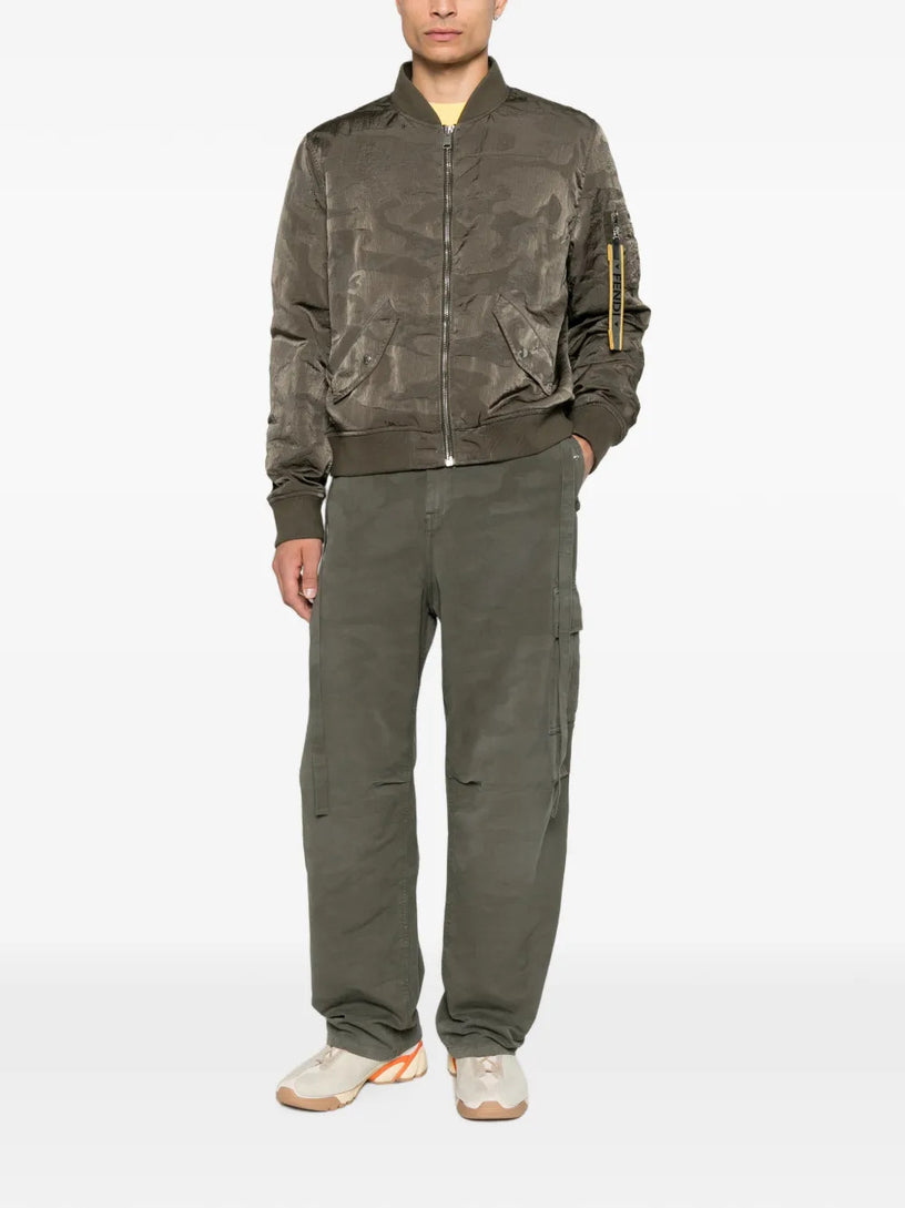 Blouson nylon patchwork