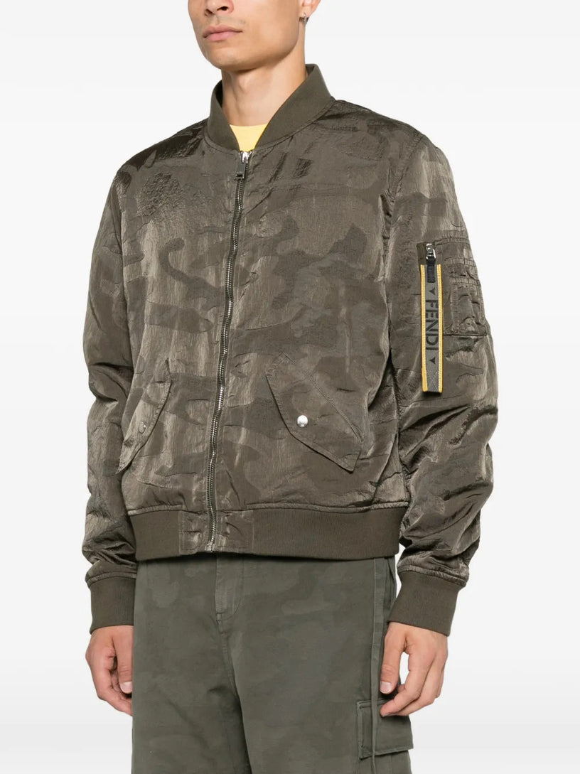 Blouson nylon patchwork