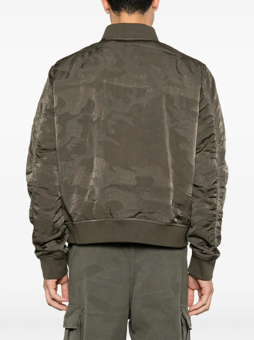 Blouson nylon patchwork