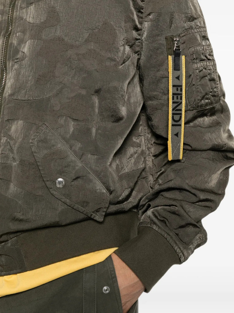 Blouson nylon patchwork