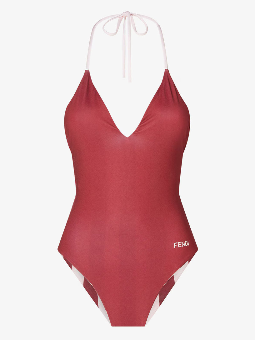 Costume da bagno intero reversibile
