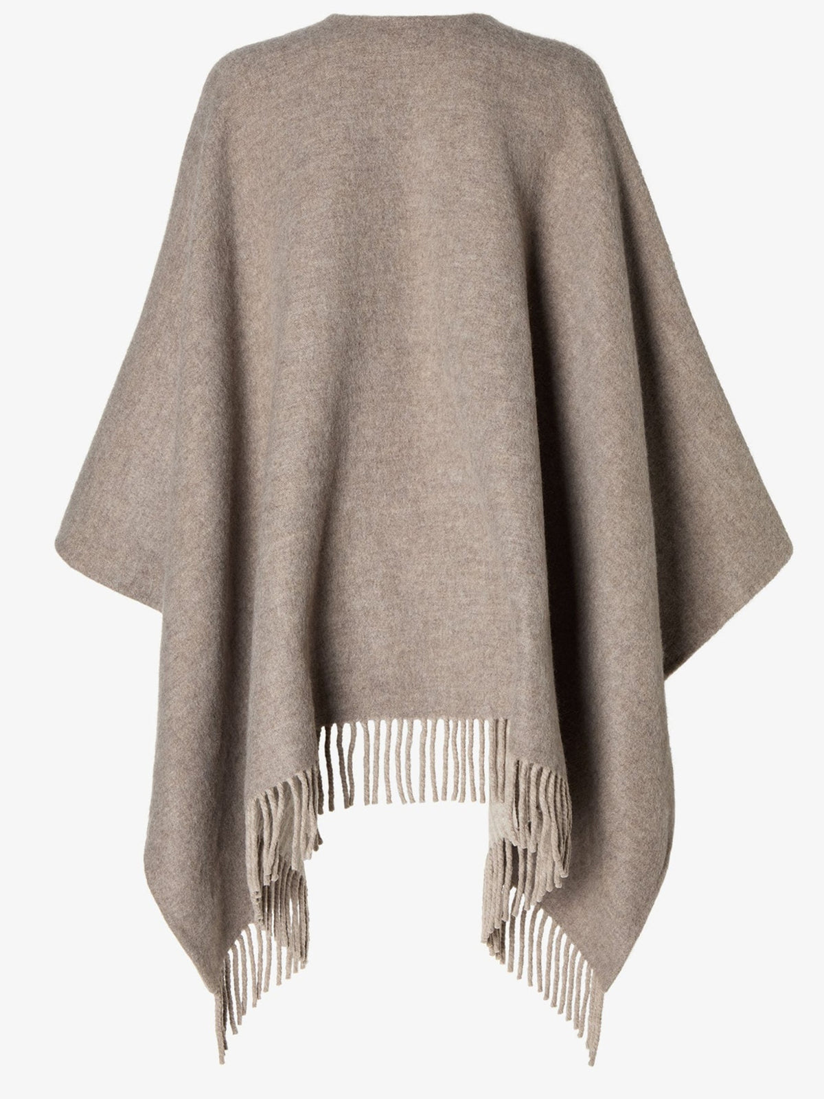 Poncho in lana e cashmere FF