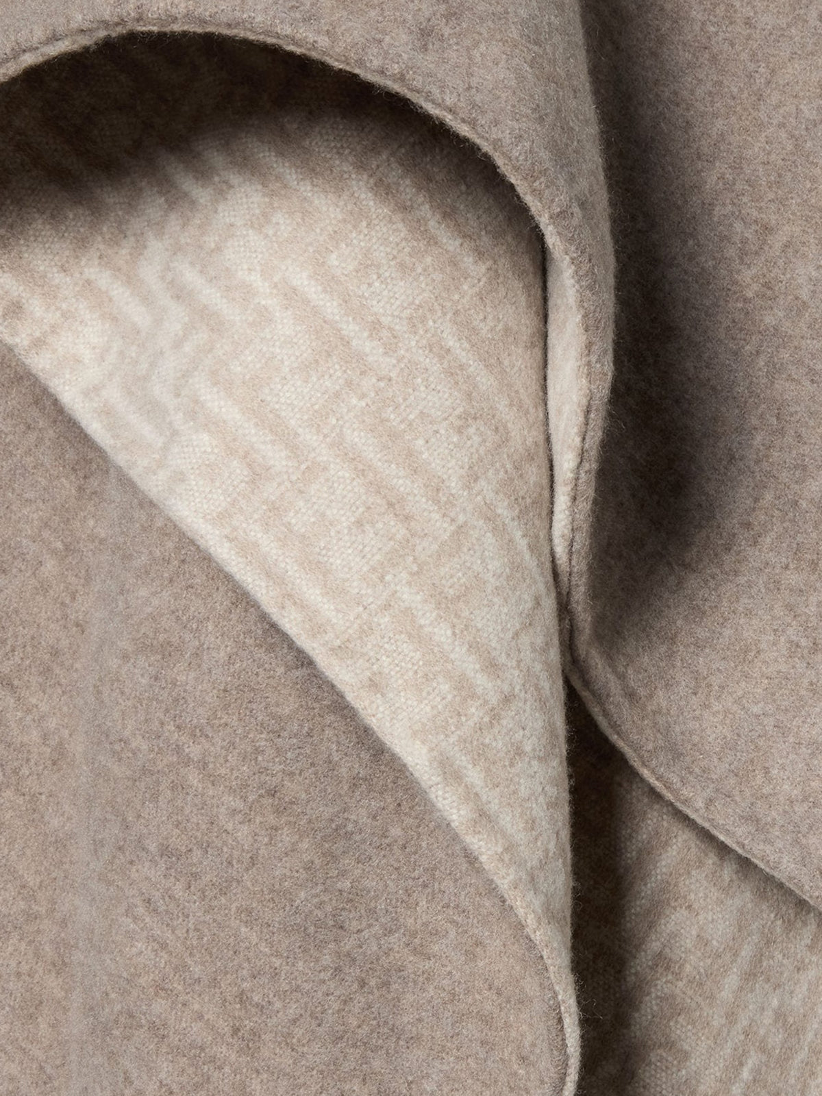 Poncho in lana e cashmere FF