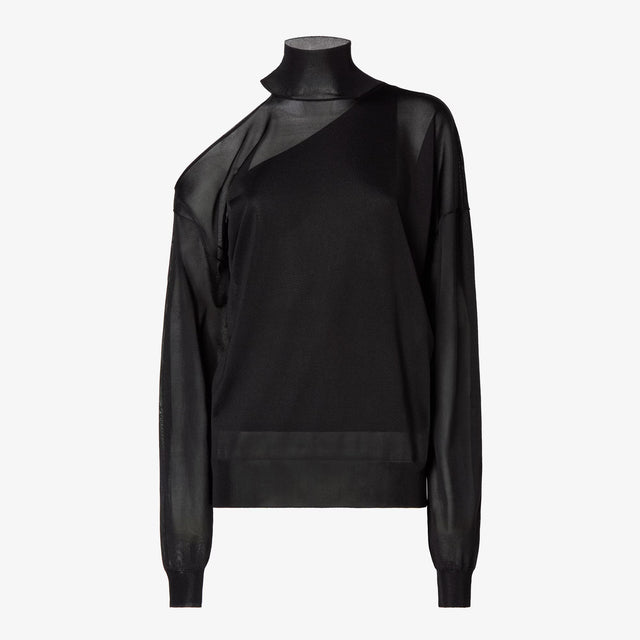 Maglia in organza di seta