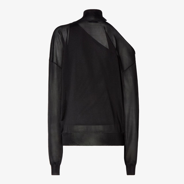 Maglia in organza di seta