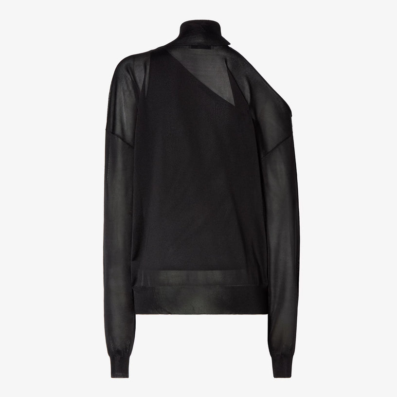 Maglia in organza di seta