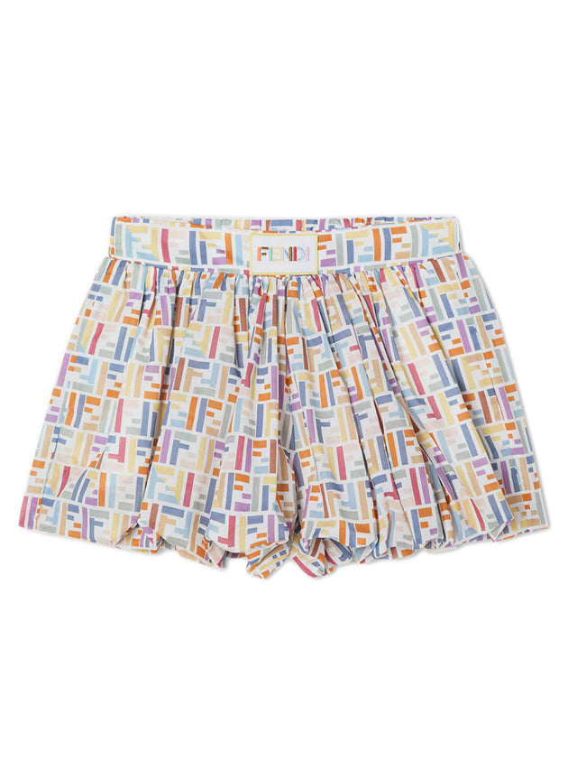 Pantaloncini in mussola multicolore